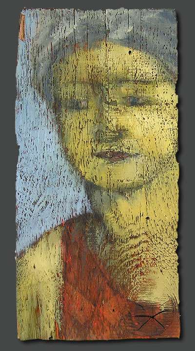 No H33 | Öl auf Holz | 45 x 22 cm | 2003